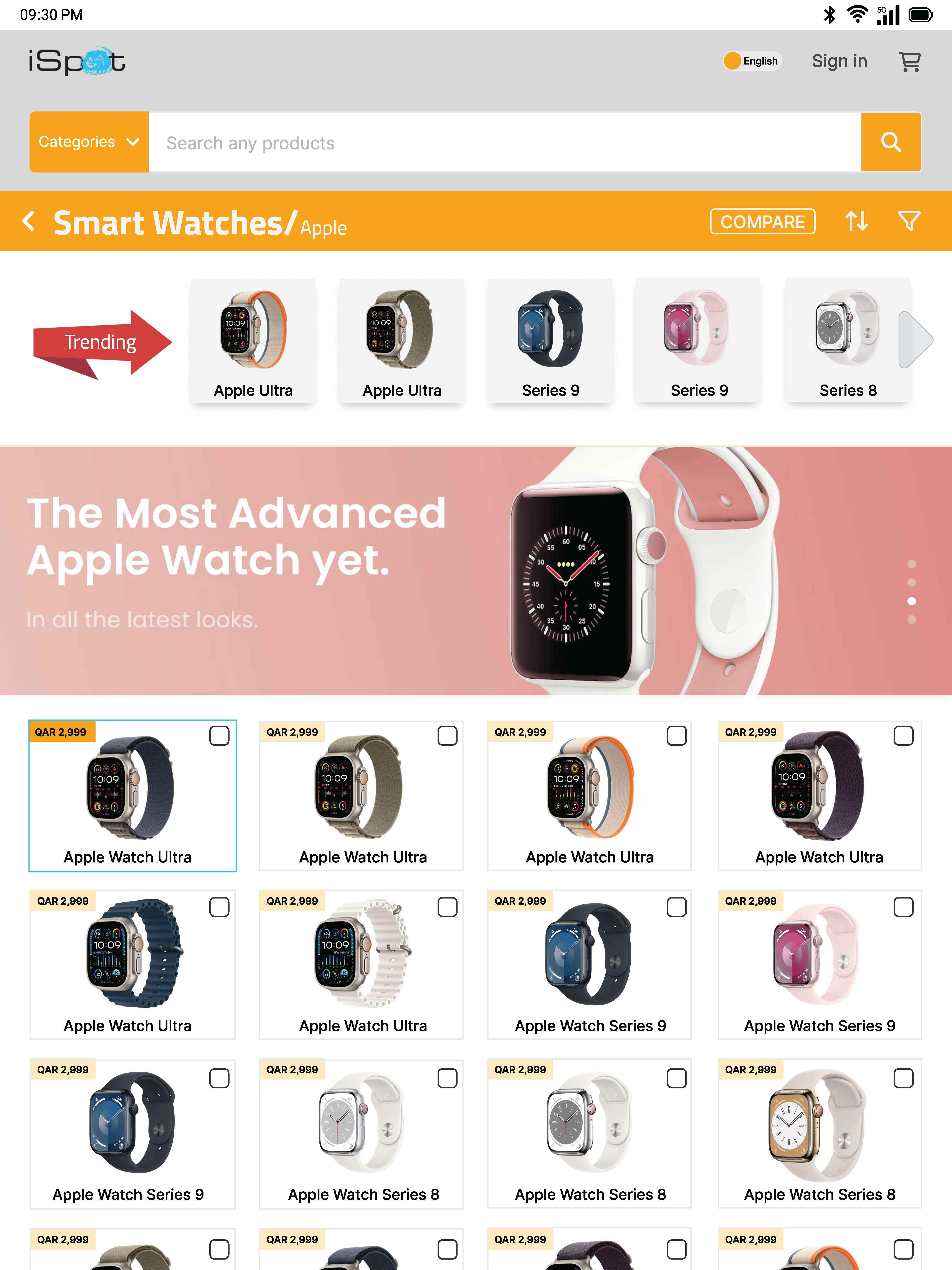 iSpot: Search Results